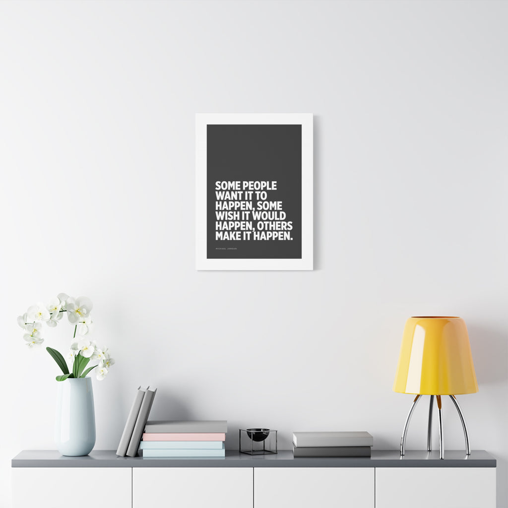 “Make It Happen” Motivational Canvas