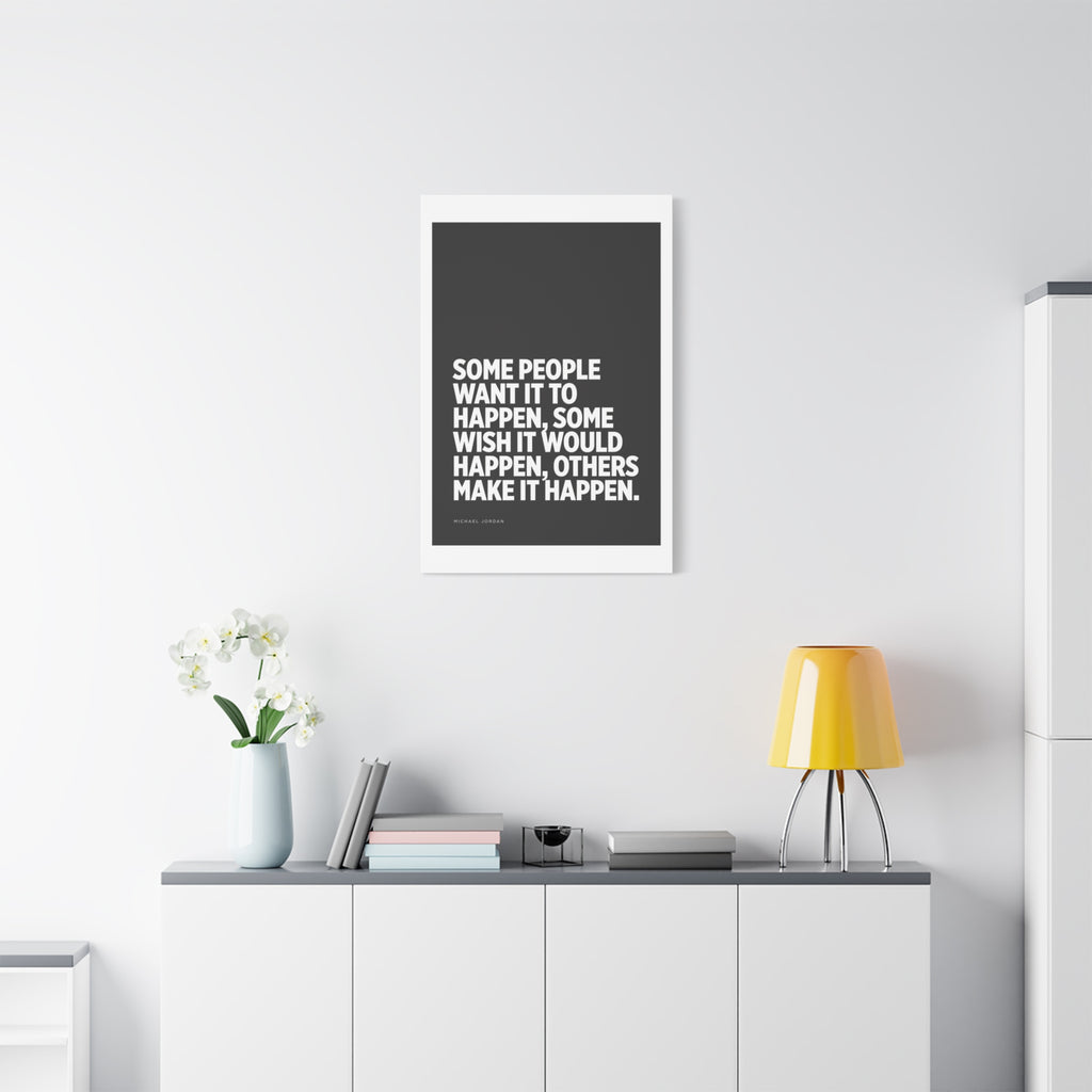 “Make It Happen” Motivational Canvas