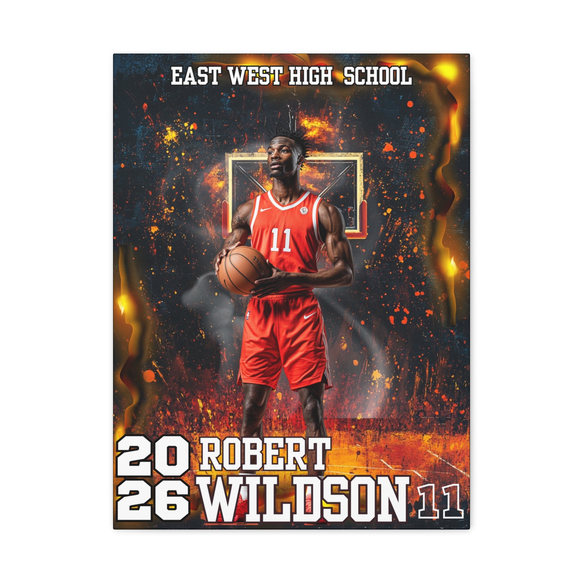 Custom Athlete Canvas – Basketball Edition