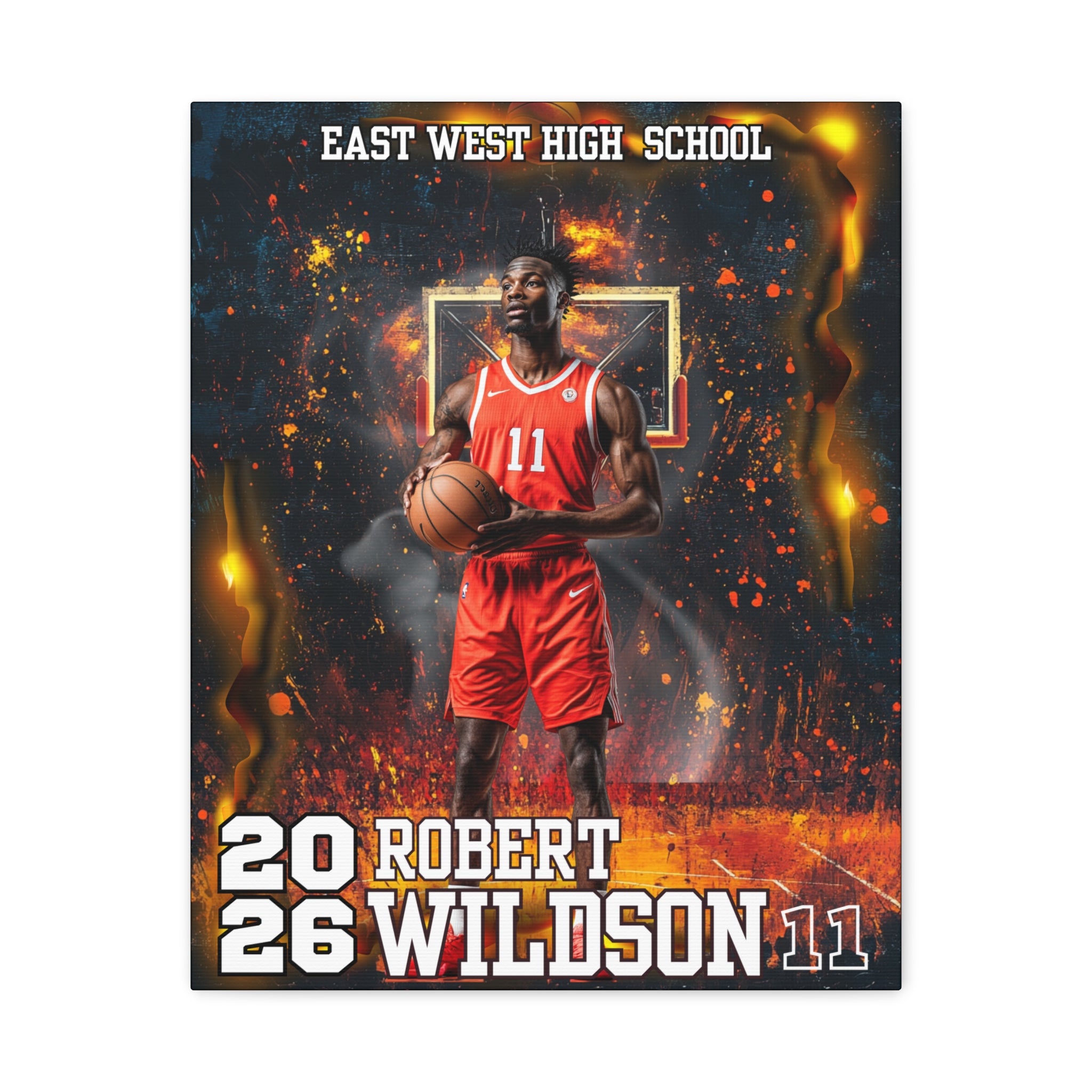 Custom Athlete Canvas – Basketball Edition