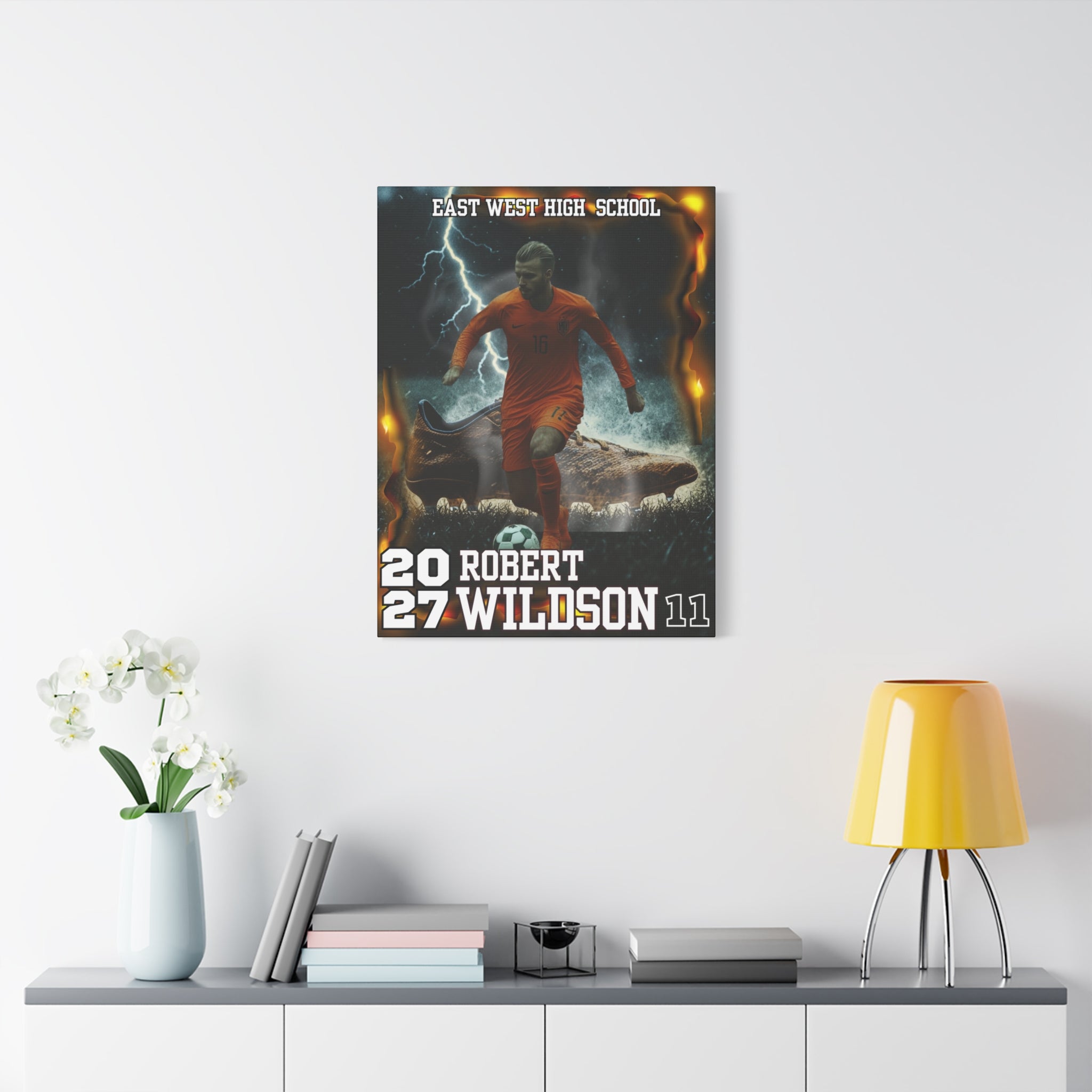 Custom Athlete Canvas – Soccer Edition (Storm Impact Series)