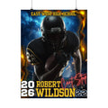🏈 Custom Football Recruiting Poster (18x24)