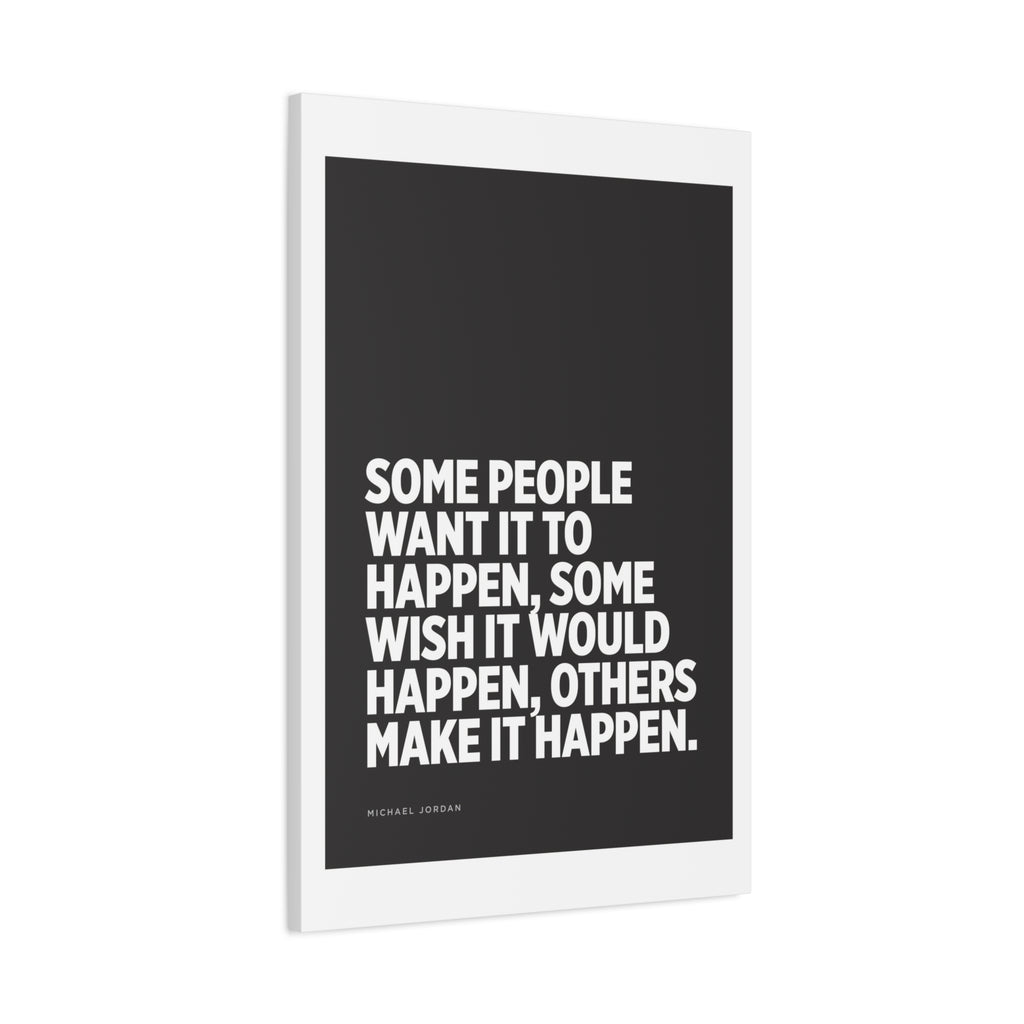 “Make It Happen” Motivational Canvas