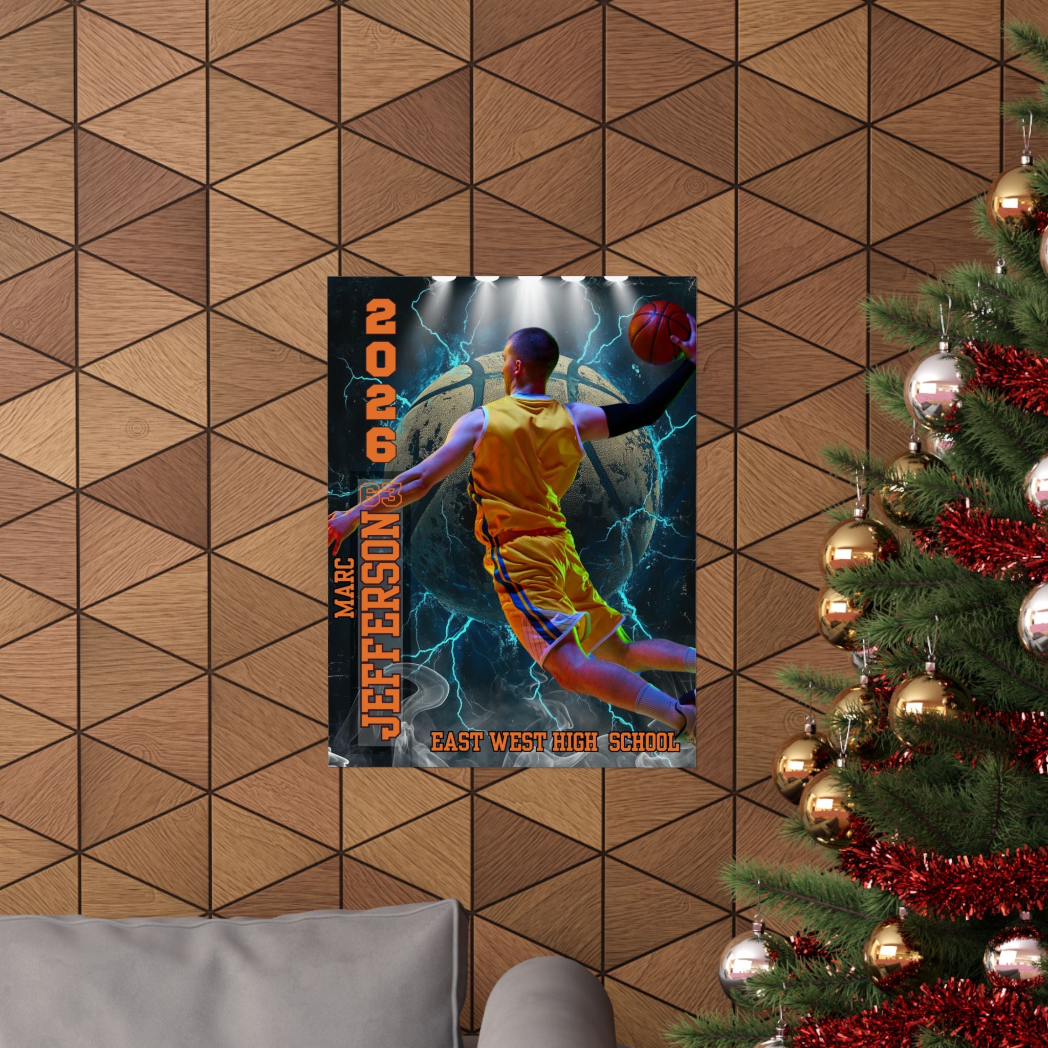 🏀 Custom Basketball Recruiting Poster (18x24)
