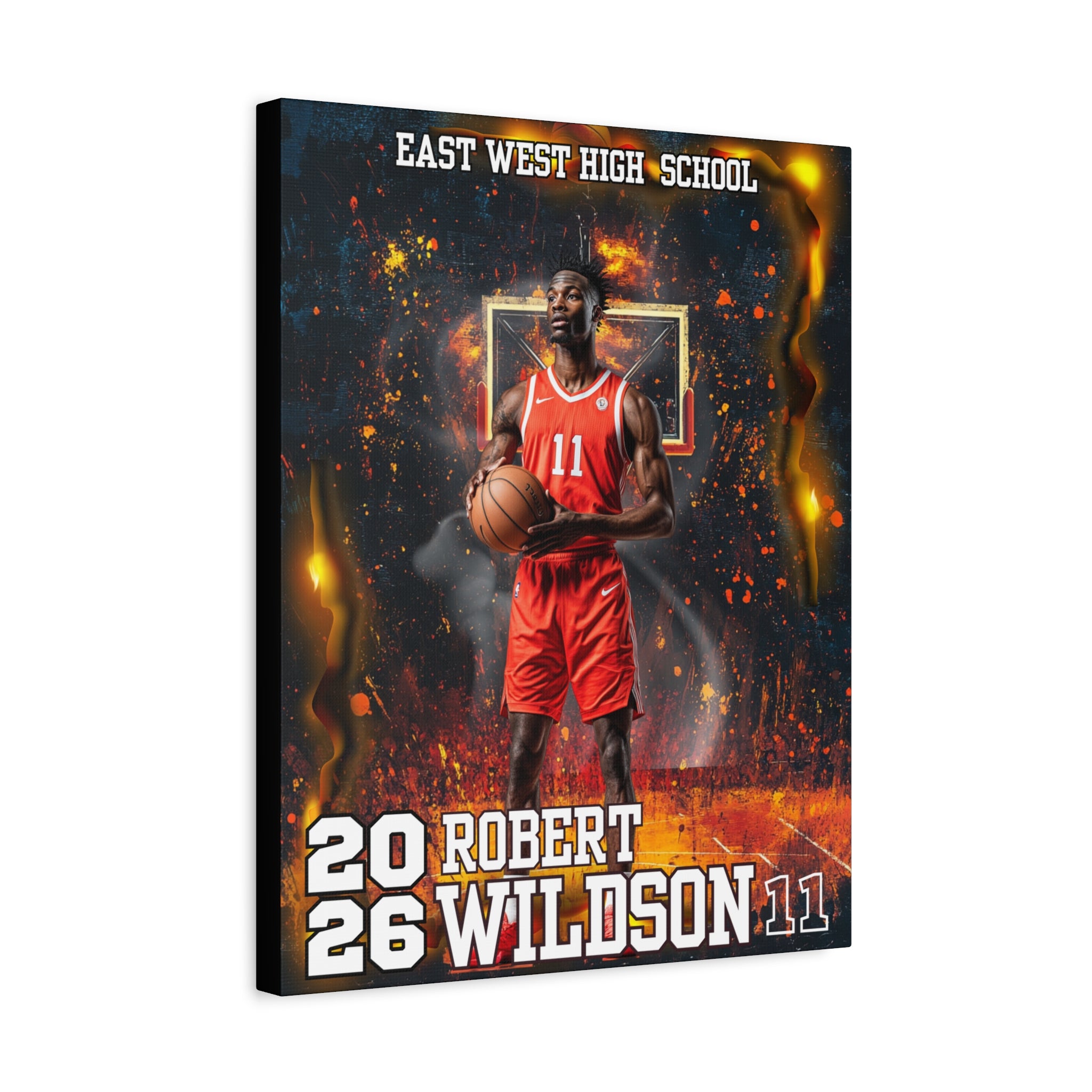 Custom Athlete Canvas – Basketball Edition
