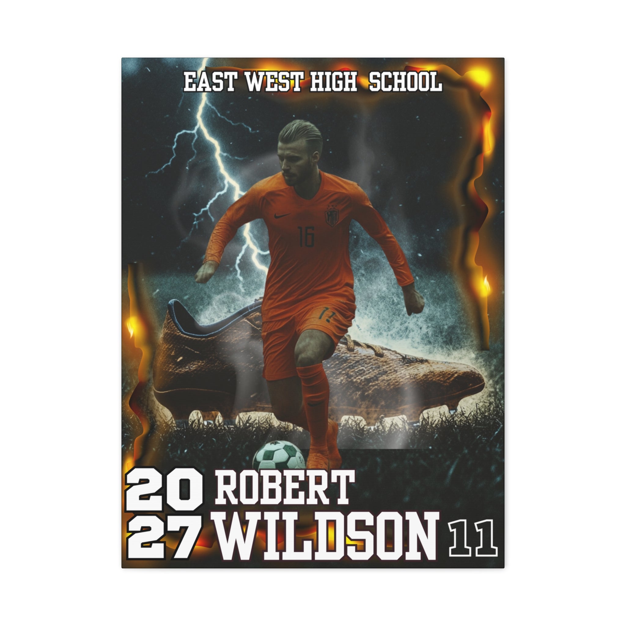 Custom Athlete Canvas – Soccer Edition (Storm Impact Series)