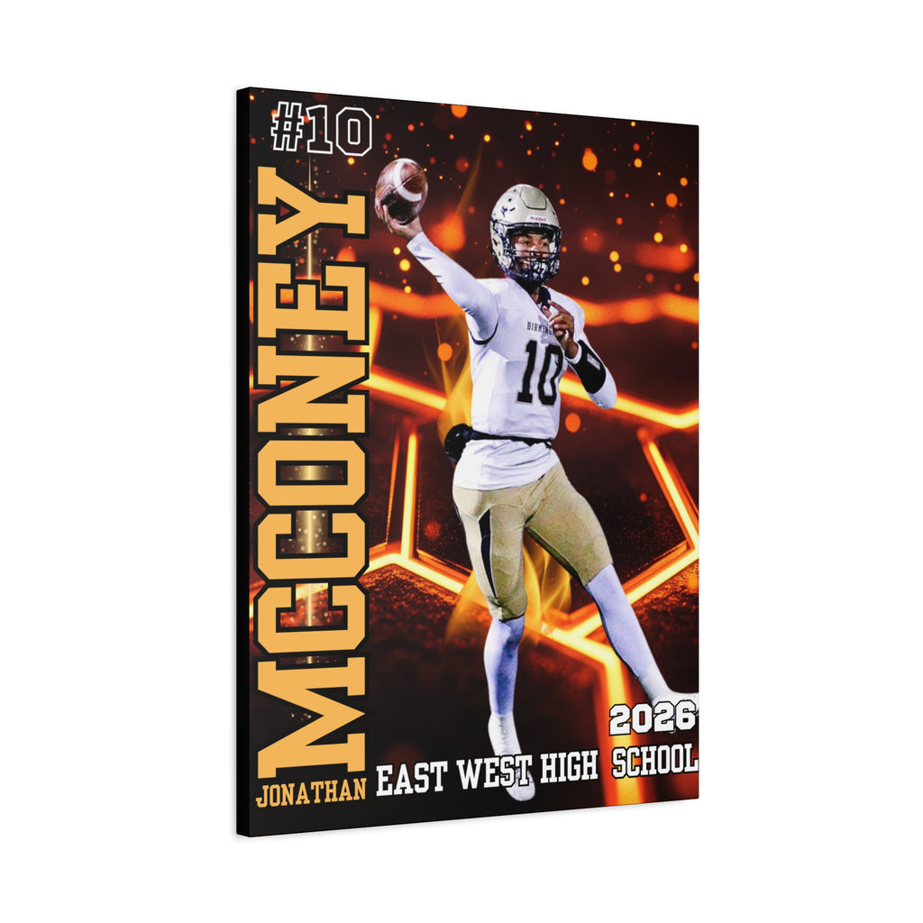 Custom Athlete Canvas – Football Edition
