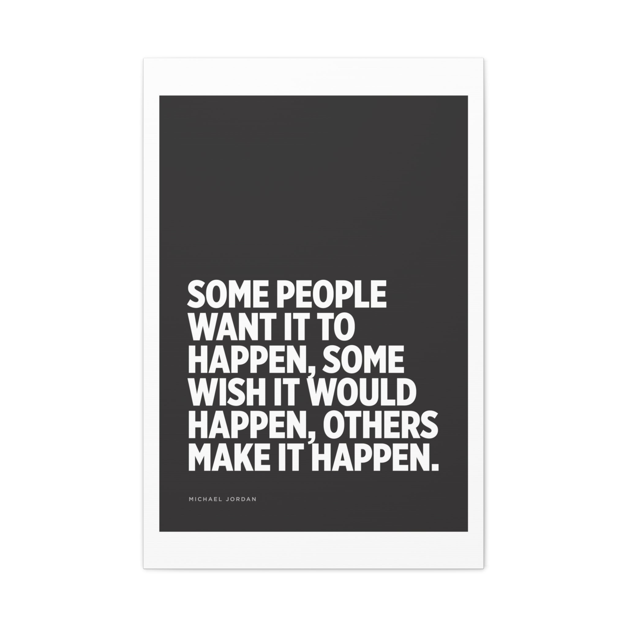 “Make It Happen” Motivational Canvas