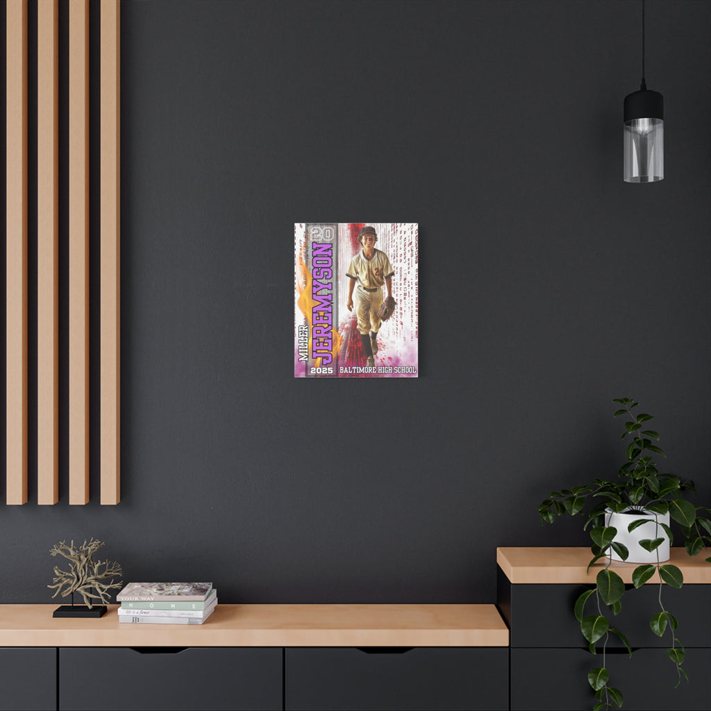 Custom Baseball Player Canvas – Legacy Tunnel Edition