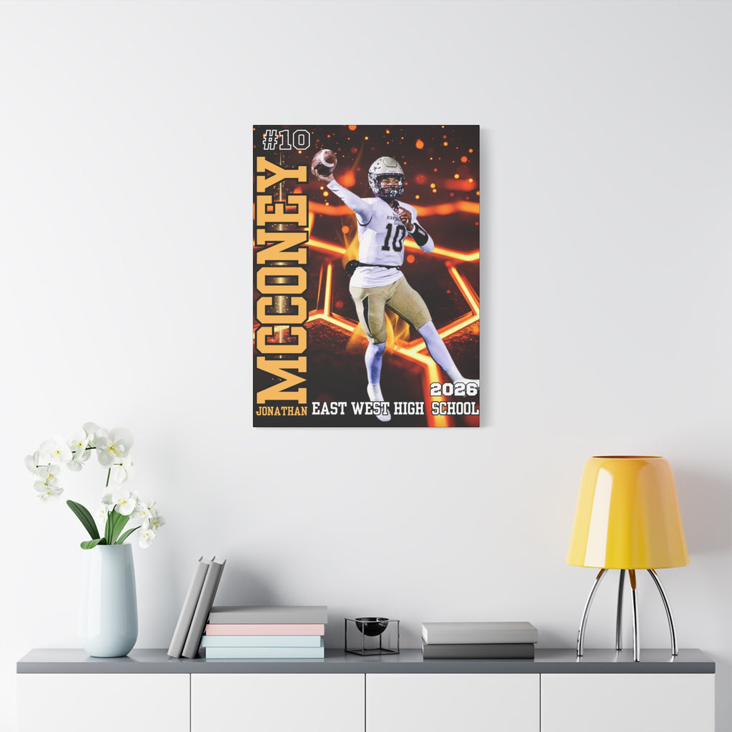 Custom Athlete Canvas – Football Edition