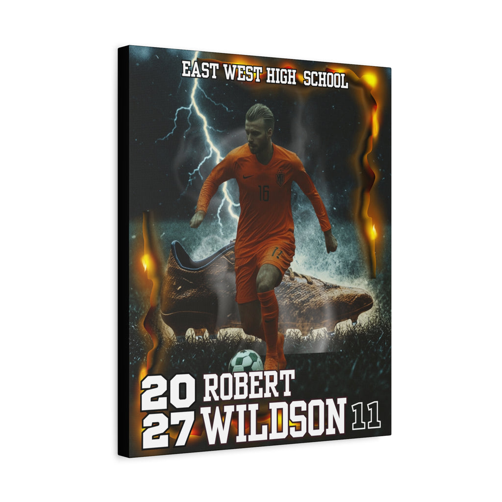 Custom Athlete Canvas – Soccer Edition (Storm Impact Series)