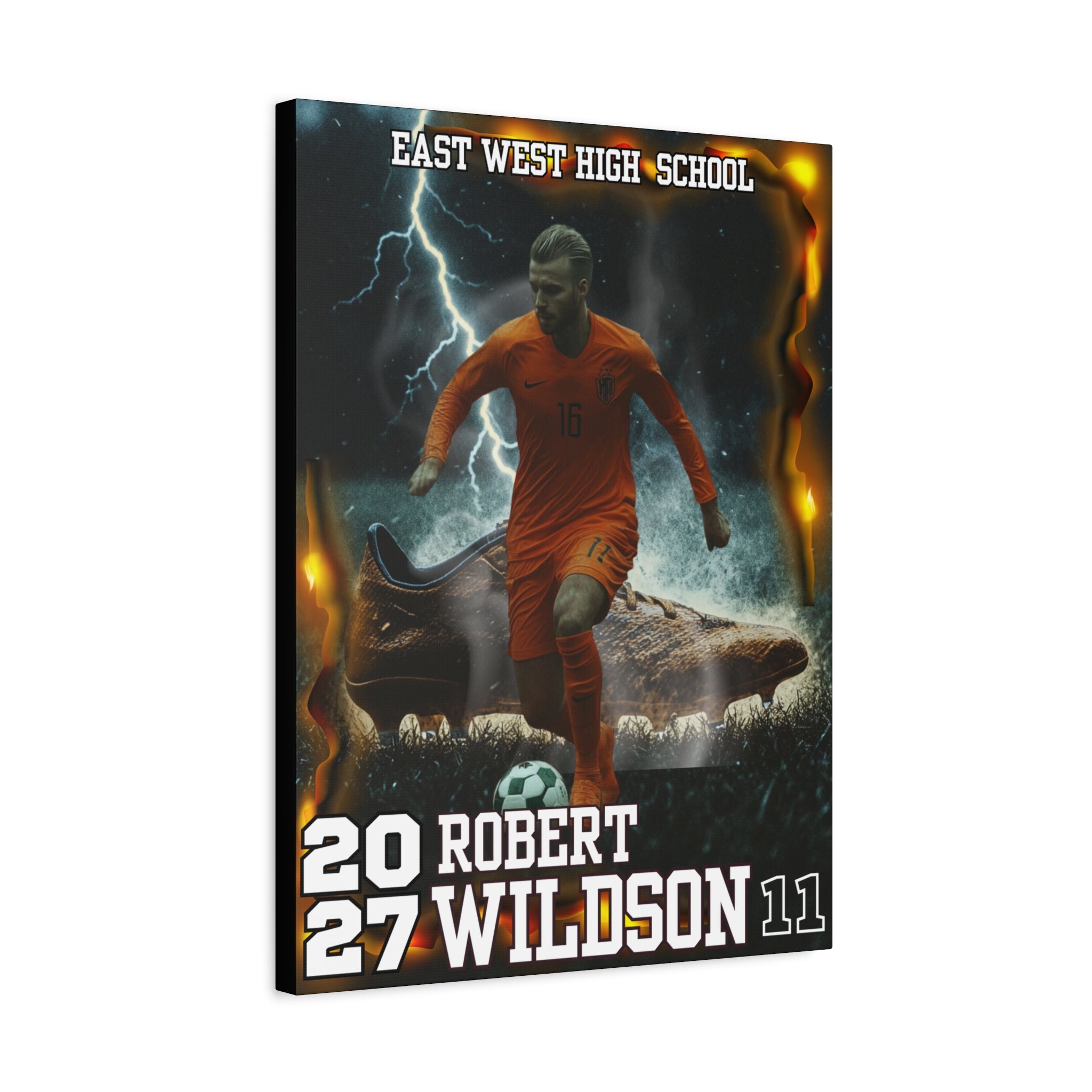 Custom Athlete Canvas – Soccer Edition (Storm Impact Series)