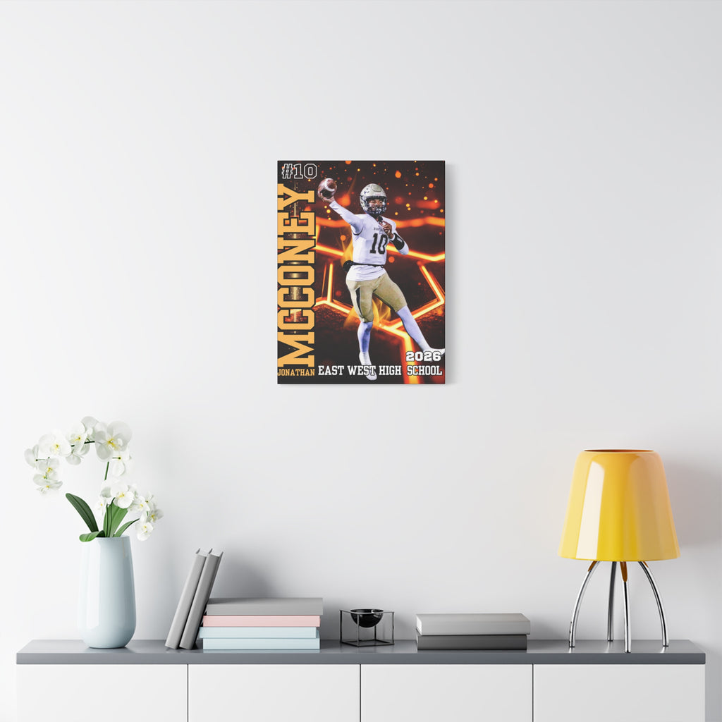 Custom Athlete Canvas – Football Edition