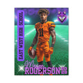 Custom Football Player Canvas – Spotlight Field Edition
