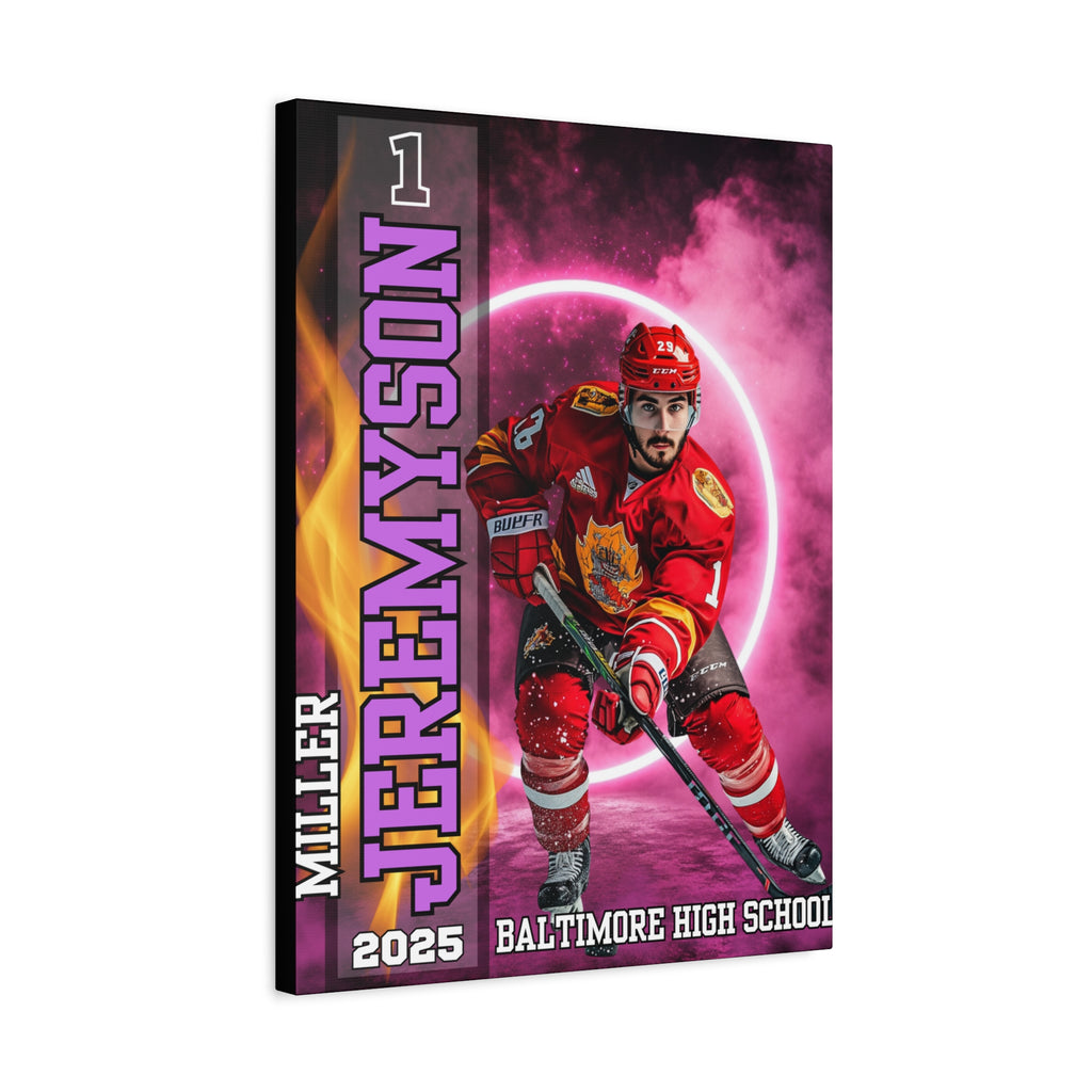 Custom Athlete Canvas – Hockey Edition