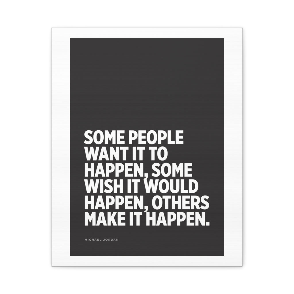 “Make It Happen” Motivational Canvas