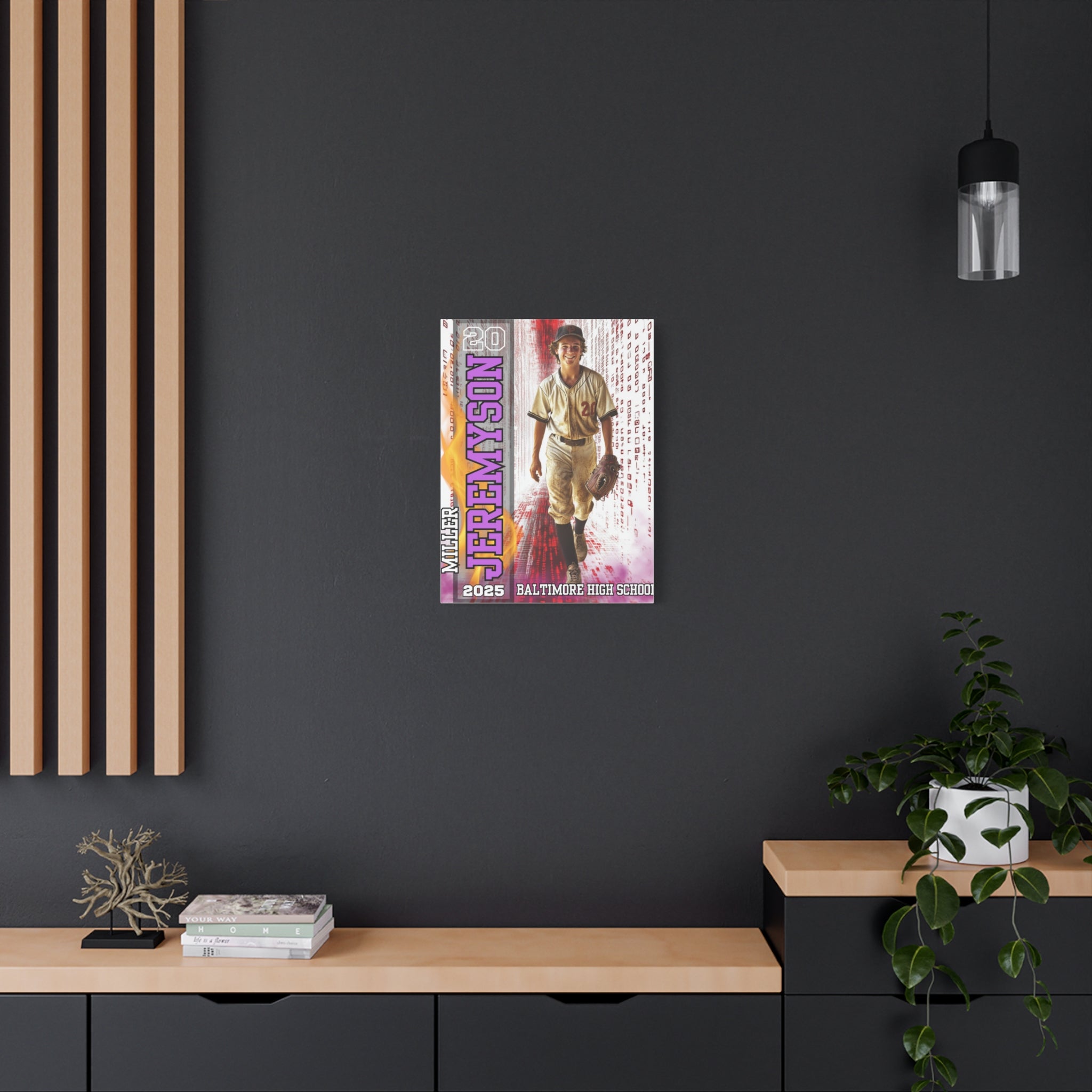 Custom Baseball Player Canvas – Legacy Tunnel Edition