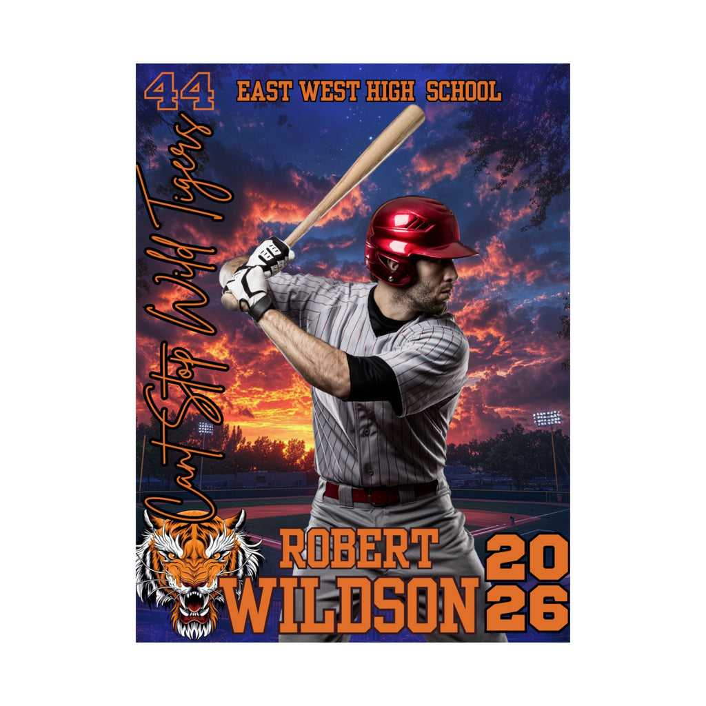 ⚾ Custom Baseball Recruiting Poster (18x24)