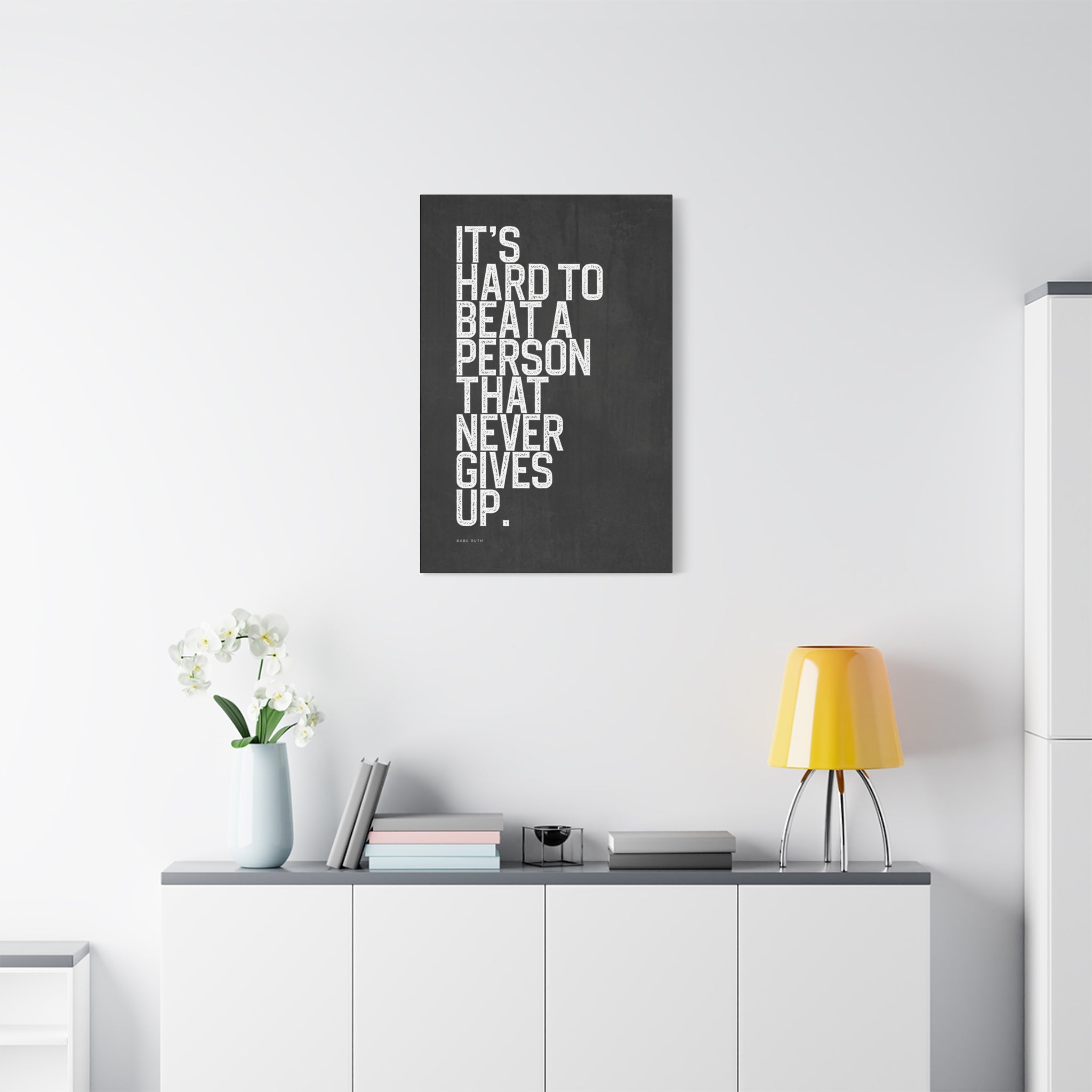 “It’s Hard to Beat…” Motivational Canvas