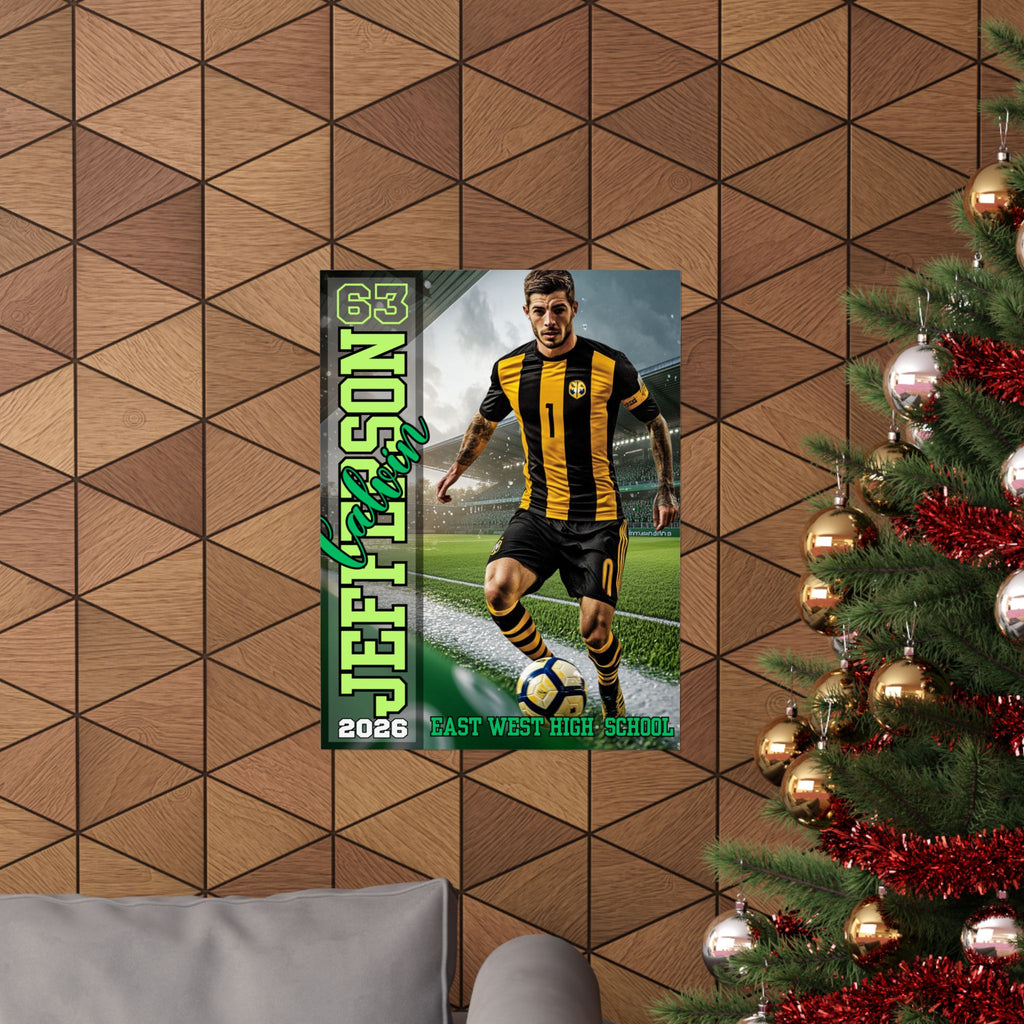 ⚽ Custom Soccer Recruiting Poster (18x24)