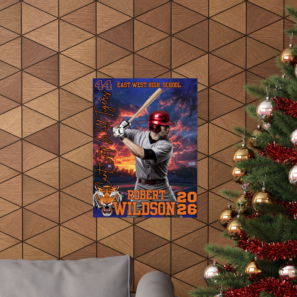 ⚾ Custom Baseball Recruiting Poster (18x24)