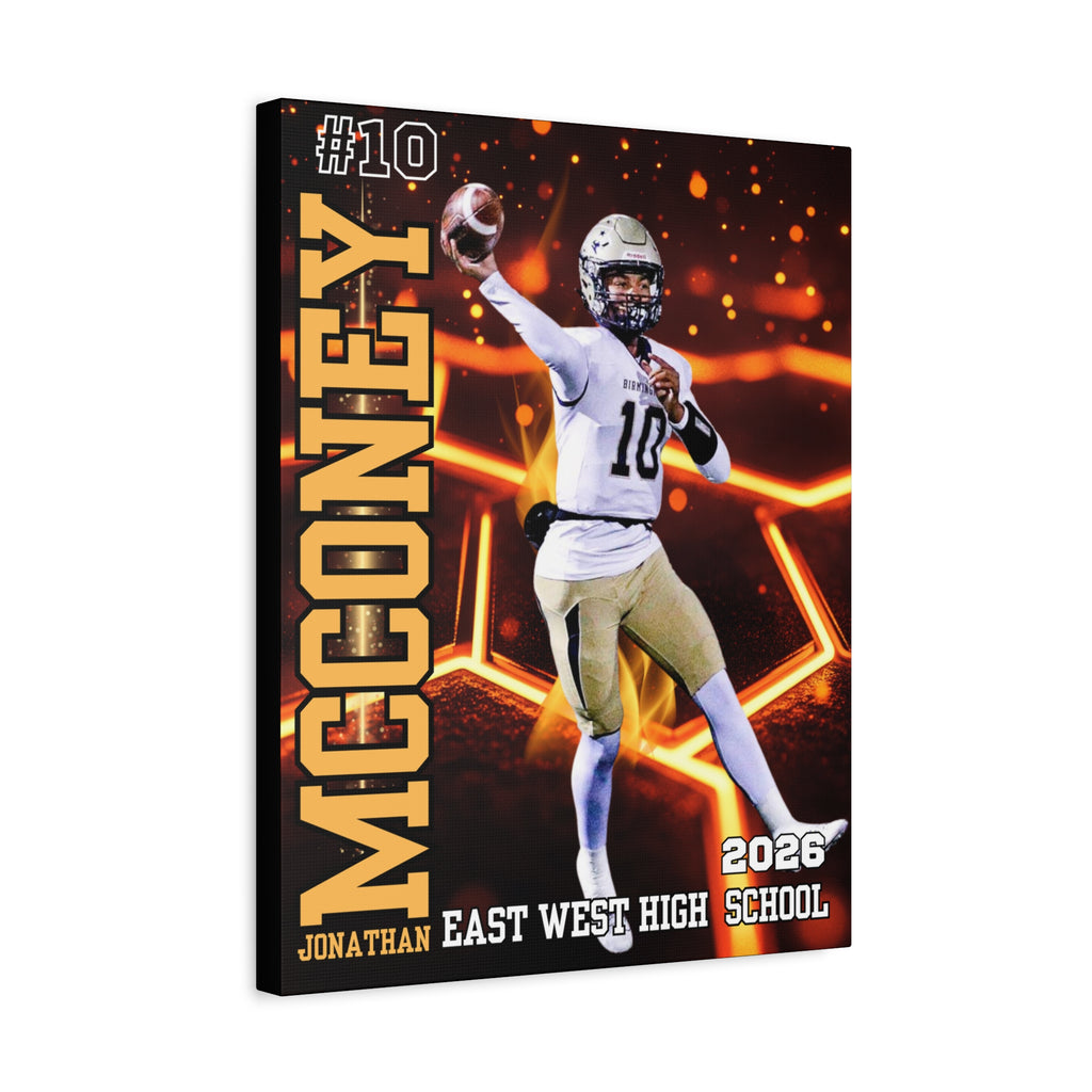 Custom Athlete Canvas – Football Edition