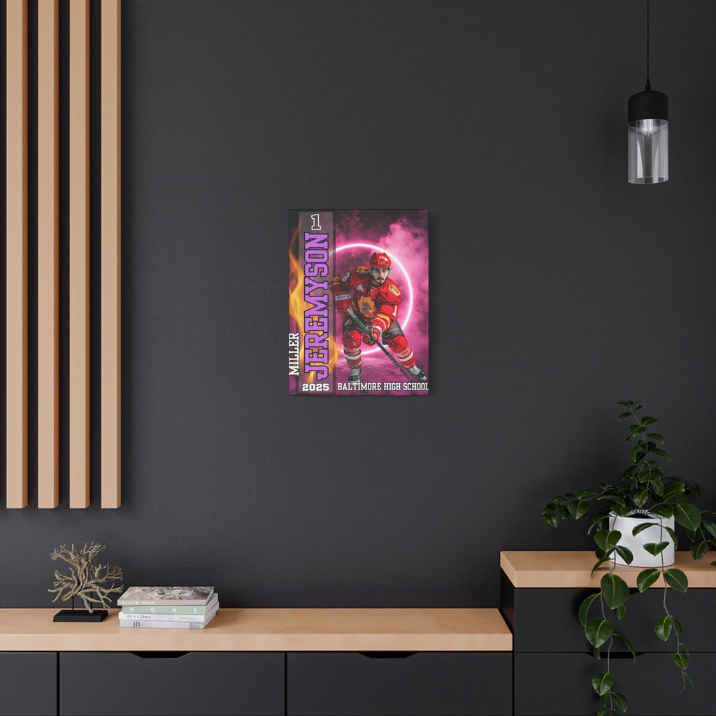 Custom Athlete Canvas – Hockey Edition