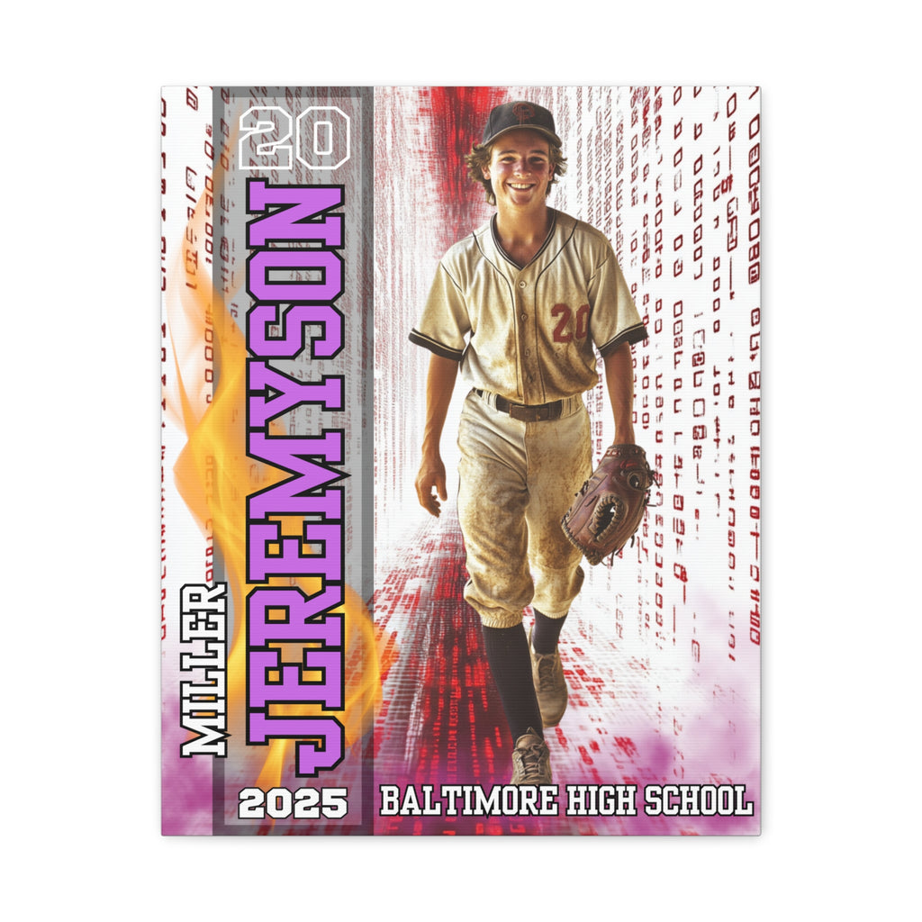 Custom Baseball Player Canvas – Legacy Tunnel Edition