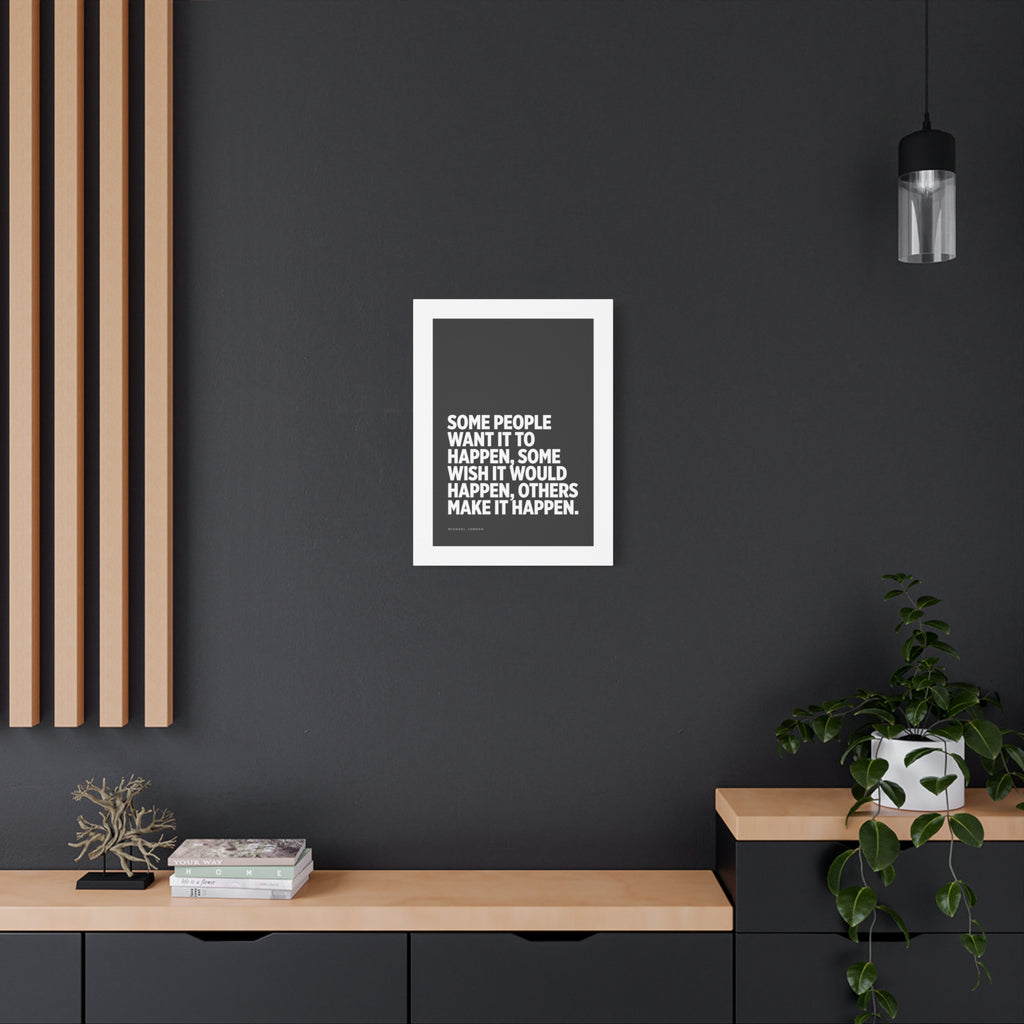 “Make It Happen” Motivational Canvas