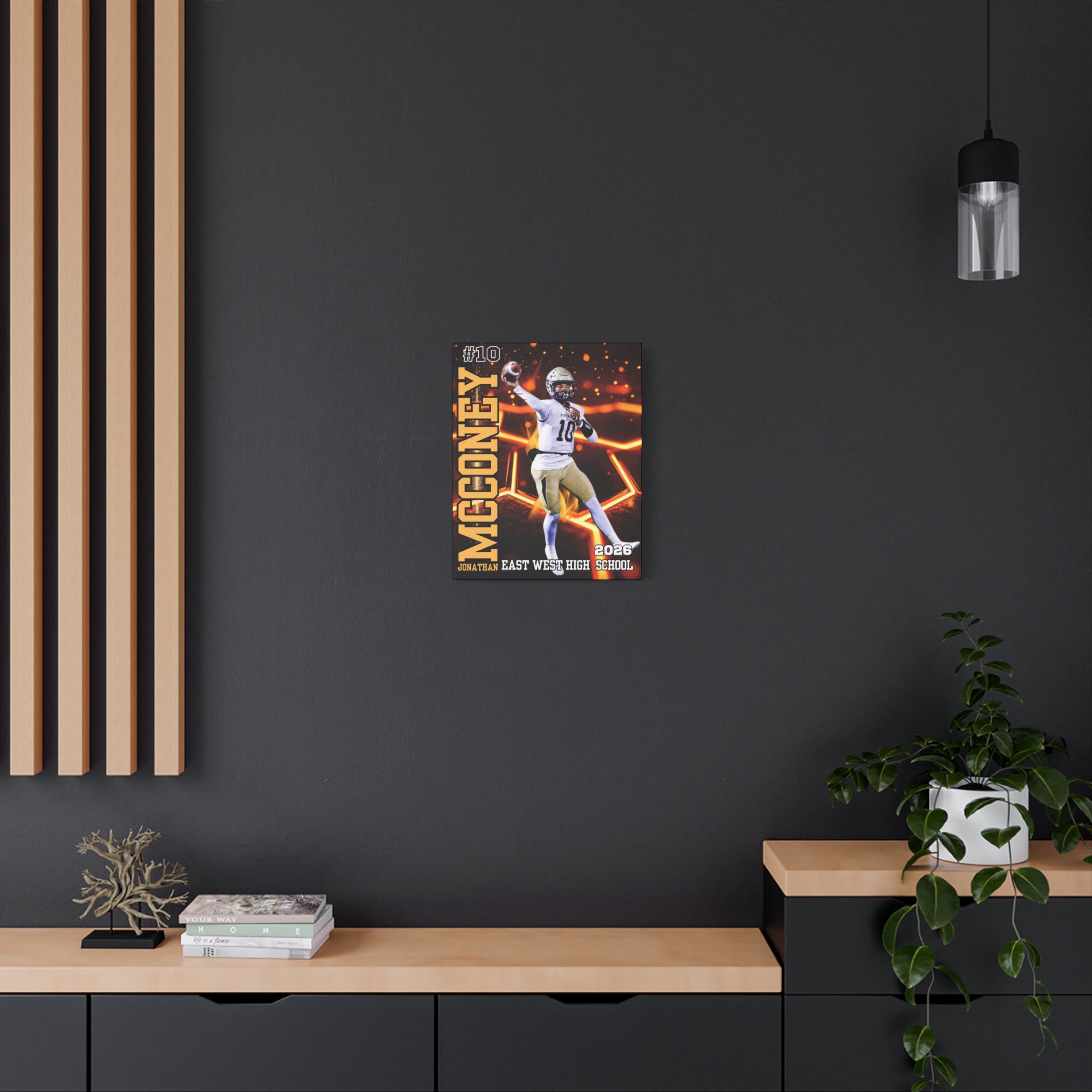 Custom Athlete Canvas – Football Edition