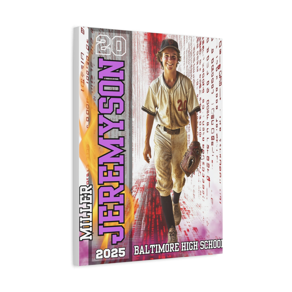 Custom Baseball Player Canvas – Legacy Tunnel Edition