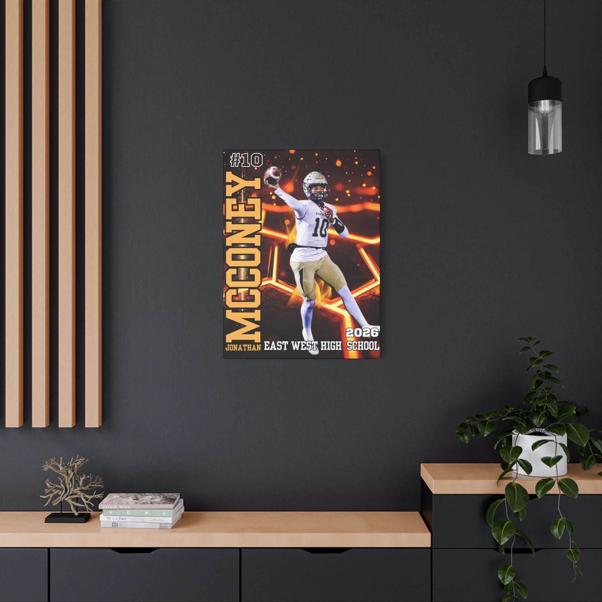 Custom Athlete Canvas – Football Edition