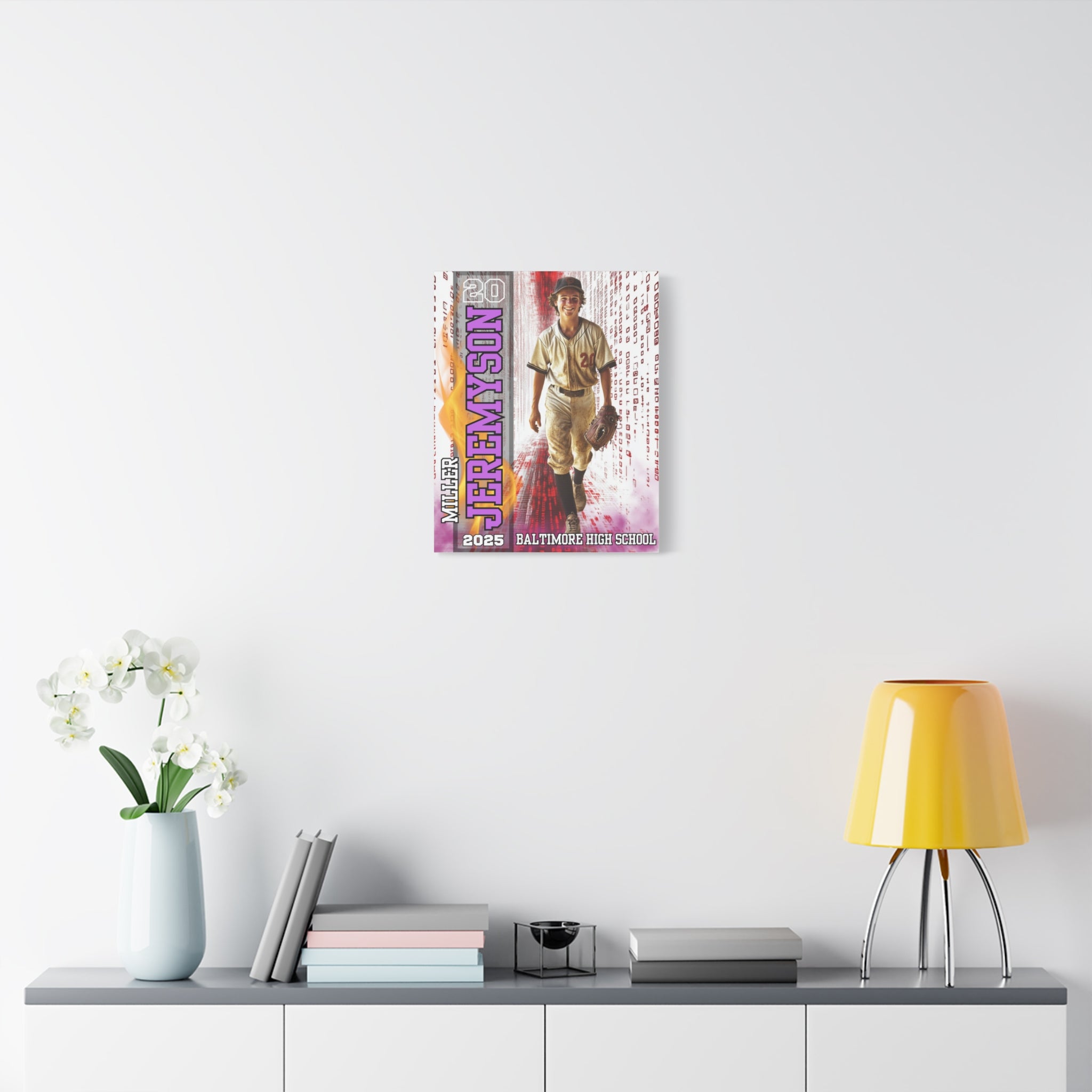 Custom Baseball Player Canvas – Legacy Tunnel Edition