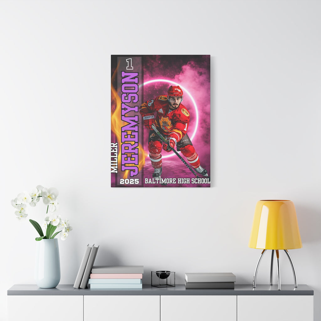 Custom Athlete Canvas – Hockey Edition