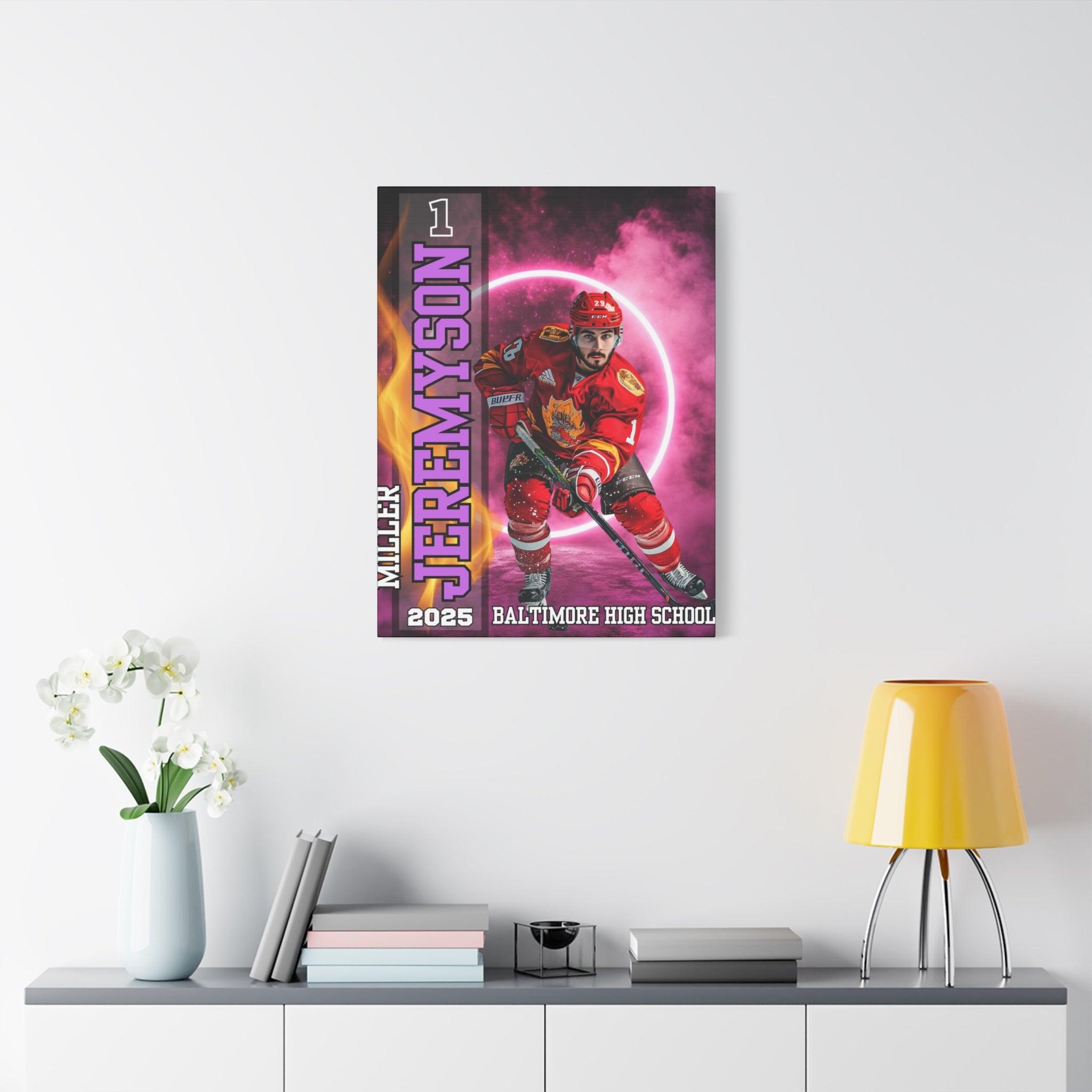 Custom Athlete Canvas – Hockey Edition